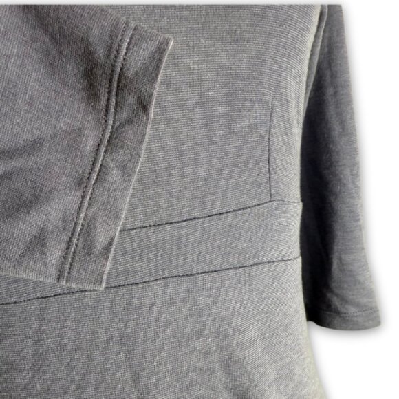 Horny Toad (Toad&Co) Purple 3/4 Sleeve Jersey Knit A-Line Dress Sz Medium - Picture 6 of 9